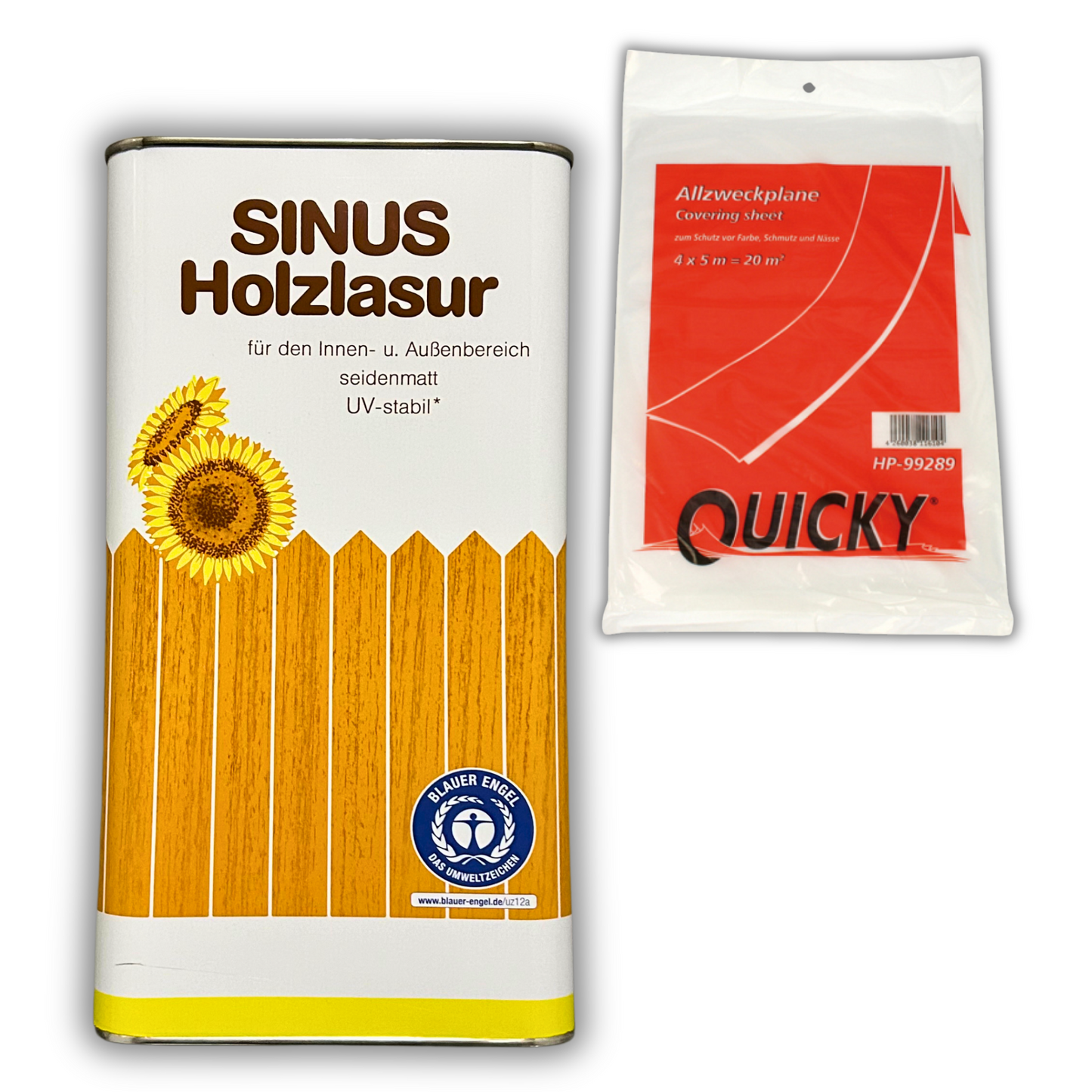 Sinus Holzlasur-Set, 5 Liter