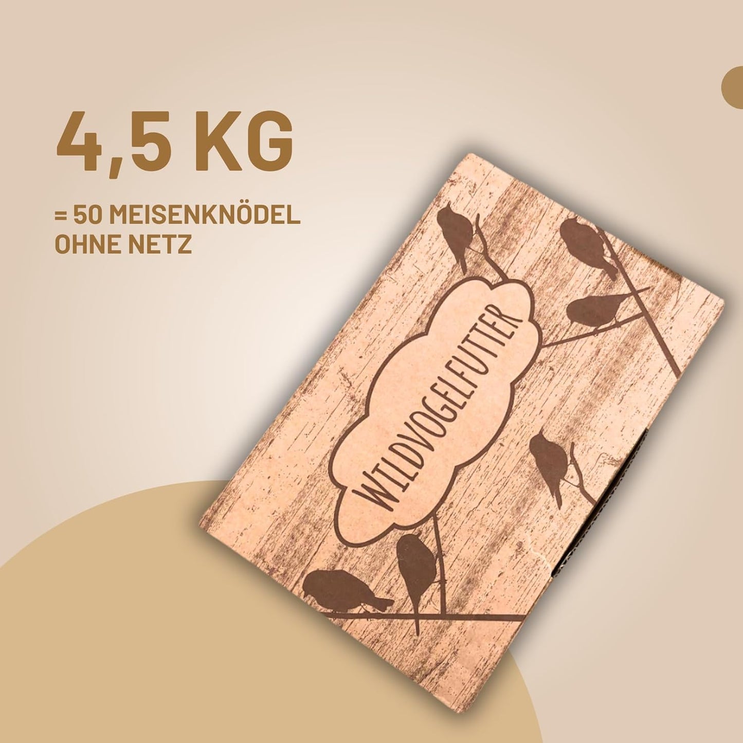 Meisenknödel Naturfutter, 50 Stück